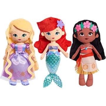 Disney Princess So Sweet Princess Ariel, 13.5-Inch Plush with Red Hair, The Little Mermaid