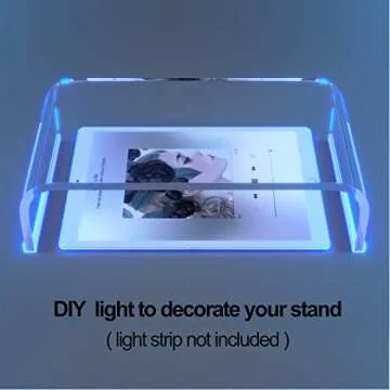 Stylish Acrylic Laptop Stand Riser for Home Office