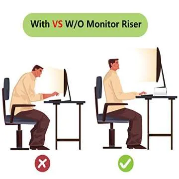 Stylish Acrylic Laptop Stand Riser for Home Office