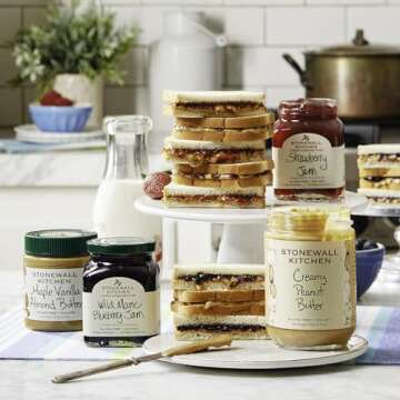 Stonewall Kitchen Wild Maine Blueberry Jam 4-Pack - Gourmet Flavor