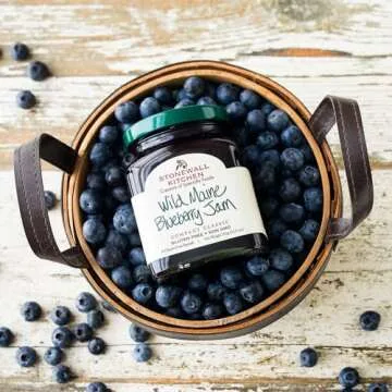 Stonewall Kitchen Wild Maine Blueberry Jam 4-Pack - Gourmet Flavor