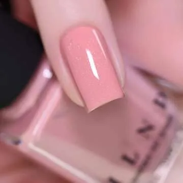 ILNP Full Bloom Holographic Nail Polish - Peachy Pink Shine