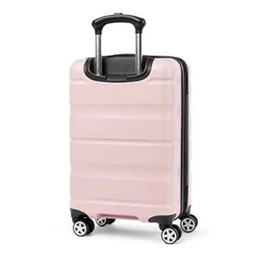Travelpro Runway 2 Piece Luggage Set, Carry-on & Convertible Medium to Large 28-Inch Check-in Hardside Expandable Luggage, 8 Spinner Wheels, TSA Lock, Hardshell Suitcase, Powder Pink