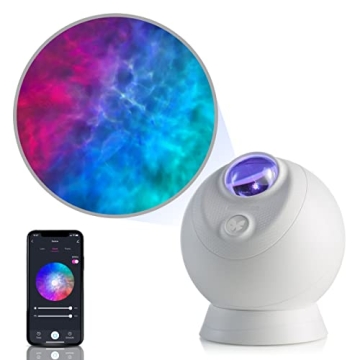 BlissLights Sky Lite Evolve - Galaxy Projector, LED Nebula Lighting, WiFi App, for Meditation, Relax...