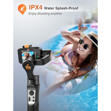 3 Axis Gimbal Stabilizer for GoPro with Bluetooth Control