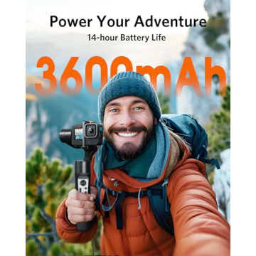 3 Axis Gimbal Stabilizer for GoPro with Bluetooth Control