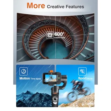 3 Axis Gimbal Stabilizer for GoPro with Bluetooth Control