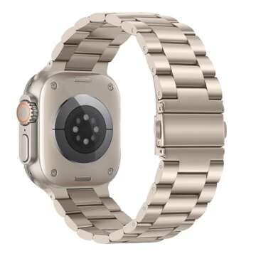 Tasikar Premium Stainless Steel Apple Watch Band 49mm