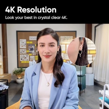 Insta360 Link Webcam 4K with AI Tracking and Gesture Control