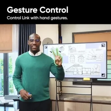 Insta360 Link Webcam 4K with AI Tracking and Gesture Control