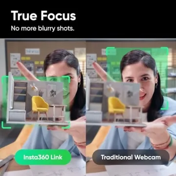 Insta360 Link Webcam 4K with AI Tracking and Gesture Control