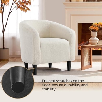 Yaheetech Furry Accent Chairs - Cozy & Stylish Set