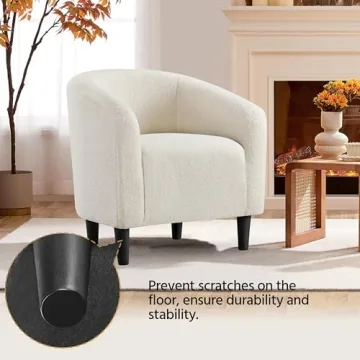 Yaheetech Furry Accent Chairs - Cozy & Stylish Set