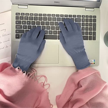 Evridwear Merino Wool String Knit Liner Gloves for Warmth