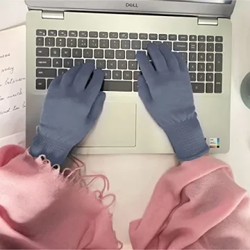 Evridwear Merino Wool String Knit Liner Gloves for Warmth