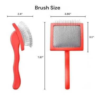 Furfessor Large Slicker Brush for Dogs - Optimal Grooming Tool