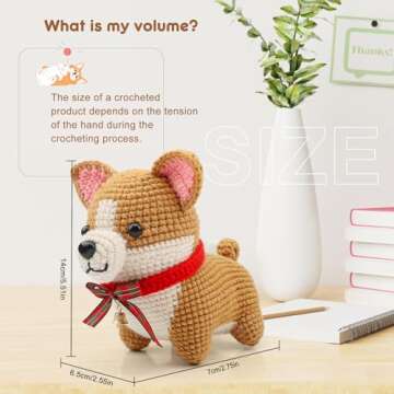 Faircosy Crochet Kit for Beginners: Yarn & Tools Included