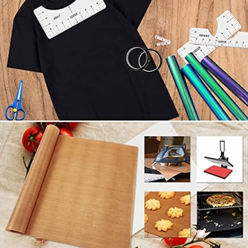 T-Shirt Alignment Kit with Heat Tape & PTFE Sheets for DIY
