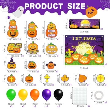 Creative Halloween Trunk or Treat Decorations Kit