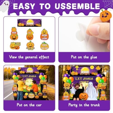 Creative Halloween Trunk or Treat Decorations Kit