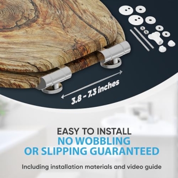 Sanilo Toilet Seat ROUND - Soft Close & Stylish Design