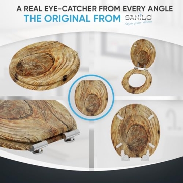 Sanilo Toilet Seat ROUND - Soft Close & Stylish Design