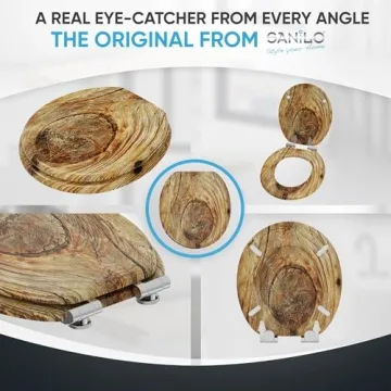 Sanilo Toilet Seat ROUND - Soft Close & Stylish Design