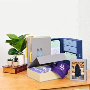 Savor | Life Essentials & Graduate Keepsake Organizer | Keep High School and College Graduation Memo...