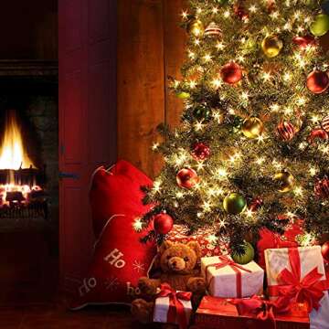 Zaffaella Battery Operated Christmas Lights, 2 Pack 17ft 50 LED Mini String Lights with 8 Modes Auto...