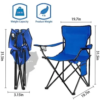 Lightweight Foldable Camping Chair for Outdoor Fun