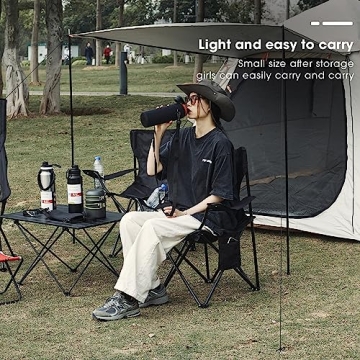 Lightweight Foldable Camping Chair for Outdoor Fun