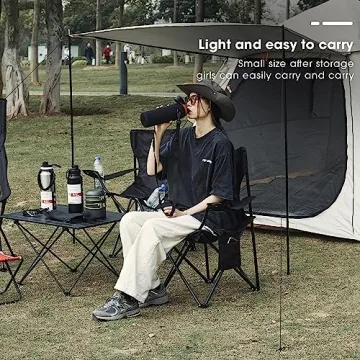 Lightweight Foldable Camping Chair for Outdoor Fun