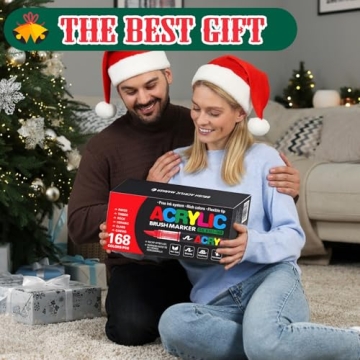 Amamao 168 Colors Acrylic Paint Markers for Art Projects