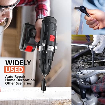 LLNDEI 1/4” Drive Impact Socket Set for DIY Projects