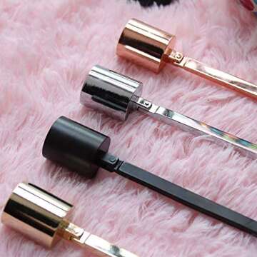 Elegant YESON Black Candle Snuffer for Cozy Ambience