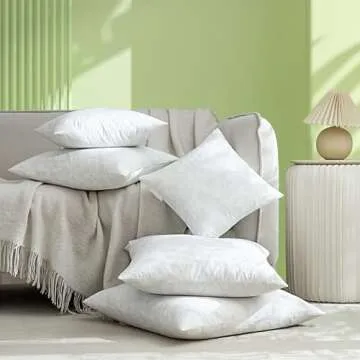 Dorrin Nessin 20x20 Feather Throw Pillows Insert - Pack of 2