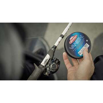 Berkley Vanish®, Clear, 6lb | 2.7kg, 110yd | 100m Fluorocarbon Fishing Line, Suitable for Saltwater and Freshwater Environments