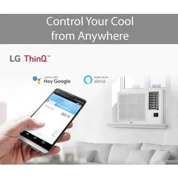 LG 7600 BTU Smart Wi-Fi Window AC with ThinQ Tech