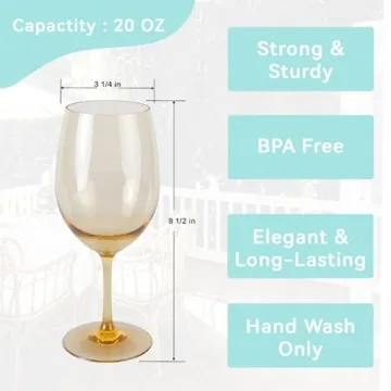 Unbreakable Colored Wine Glasses Perfect for Indoor and Outdoor