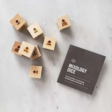 Two Tumbleweeds Mixology Dice Set for Unique Cocktails