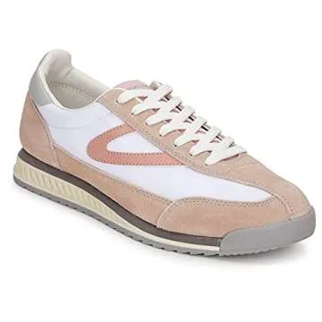 Shop TRETORN Women's Rawlins Lace-Up Sneakers in Pink