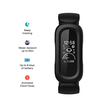 Fitbit Ace 3 Activity Tracker for Kids with Long Battery Life