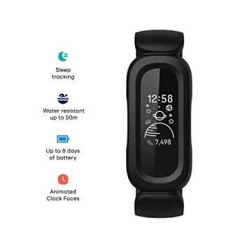 Fitbit Ace 3 Activity Tracker for Kids with Long Battery Life