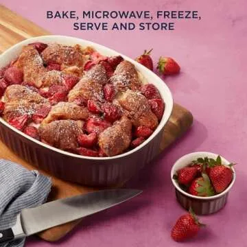 CorningWare 10-Piece Stoneware Bakeware Set with Lids
