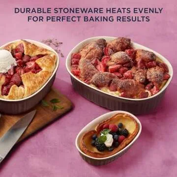 CorningWare 10-Piece Stoneware Bakeware Set with Lids