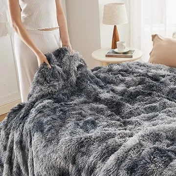 Bedsure Fluffy Throw Blanket - Cozy & Stylish Gift