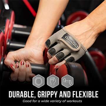 Contraband Pink Label 5537 Women's Micro Gloves for Weightlifting