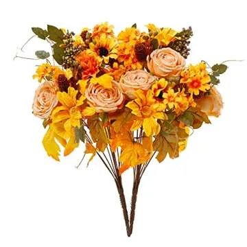 Anna's Whimsy Fall Artificial Flower Bouquets for Home