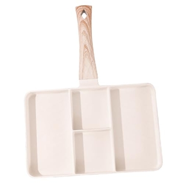 Zerodis Nonstick 4 Section Divided Pan for Cooking Delicious Breakfasts and More