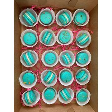 Decony Mini White Baking Cups Cupcake Liners ,candy cups - 1" X 3/4" ideal use for holding truffles ...